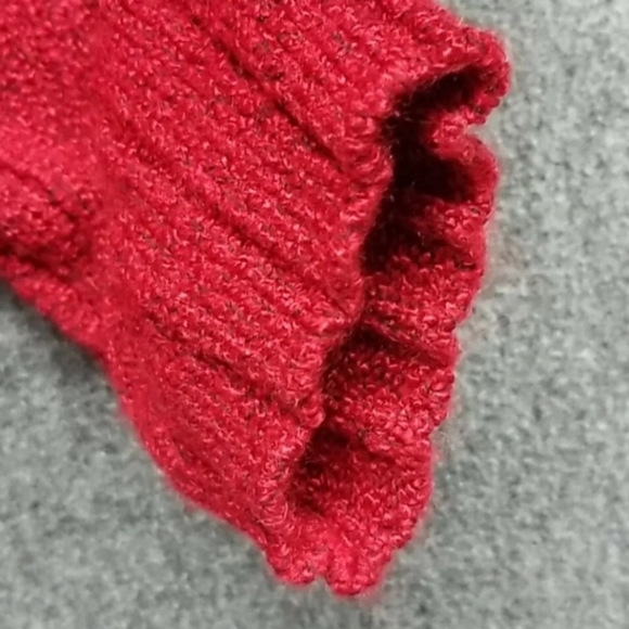 Carolyn Taylor Women's Red Sweater Long Raglan Sleeve Size XL - Picture 5 of 14